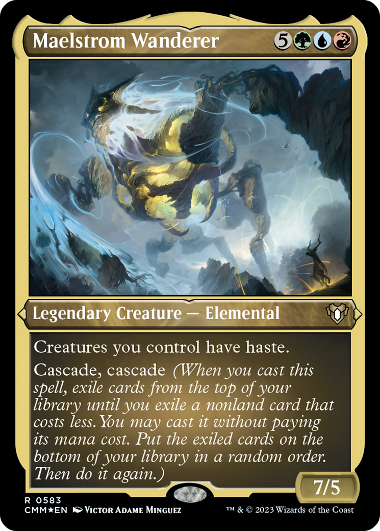Maelstrom Wanderer (CMM-583)  Etched Foil - Commander Masters