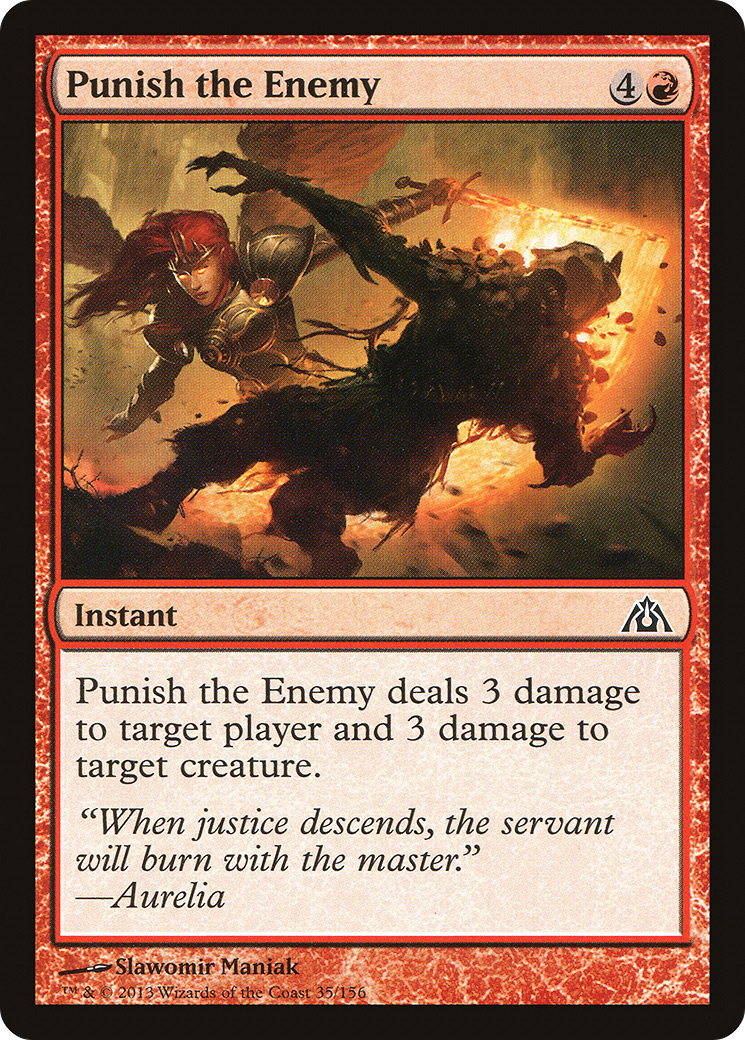 Punish the Enemy (DGM-035)  Foil - Dragon's Maze