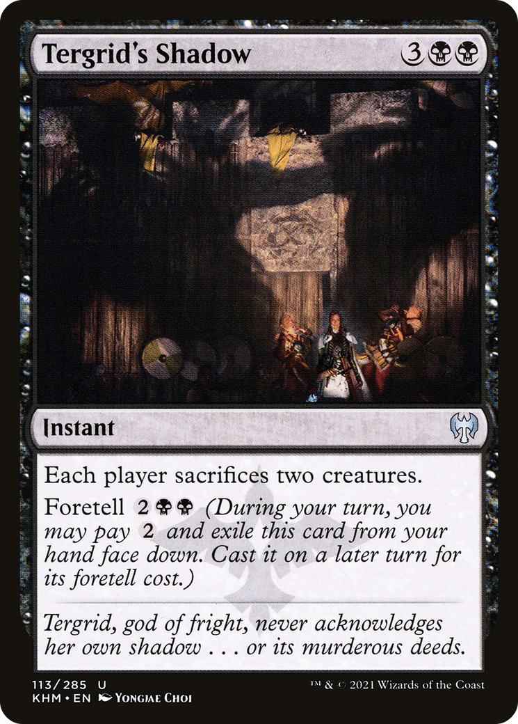 Tergrid's Shadow (KHM-113)  Foil - Kaldheim