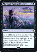 March of Wretched Sorrow (PRE-111S) - Kamigawa: Neon Dynasty Promos Foil
