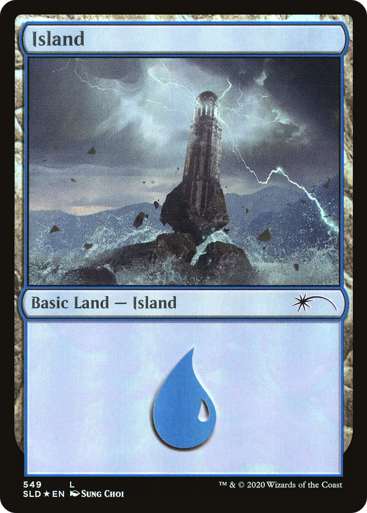 Island (549) (SLD-549)  Foil - Secret Lair Drop