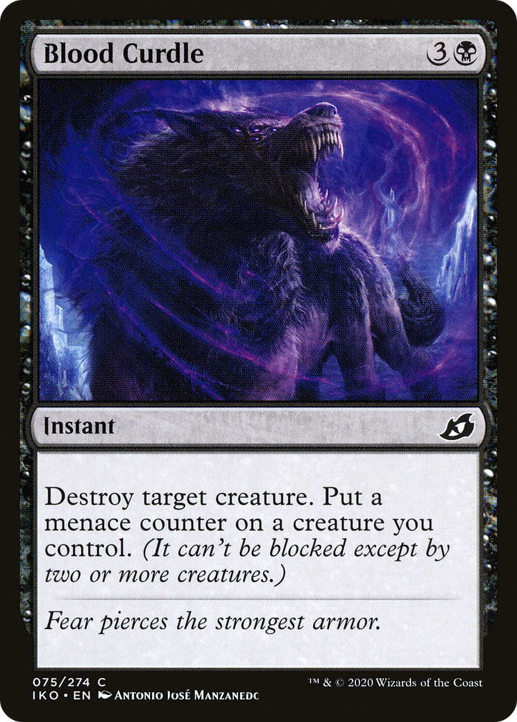 Blood Curdle (IKO-075)  - Ikoria: Lair of Behemoths