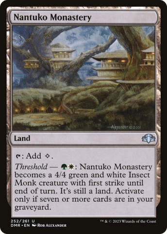 Nantuko Monastery (DMR-252)  Foil - Dominaria Remastered