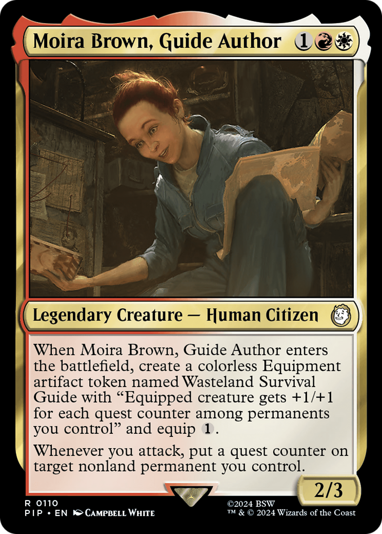 Moira Brown, Guide Author (PIP-110)  Foil - Fallout