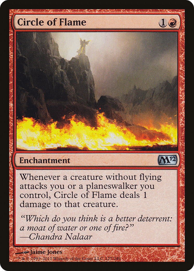 Circle of Flame (M12-127)  Foil - Magic 2012