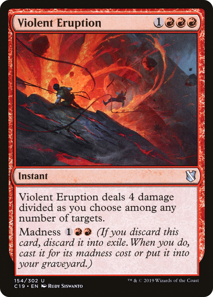 Violent Eruption (C19-154)  - Commander 2019