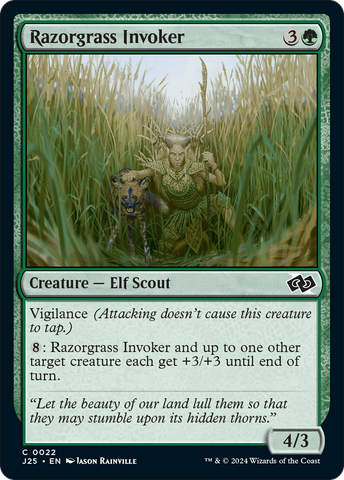 Razorgrass Invoker (J25-022)  - Foundations Jumpstart