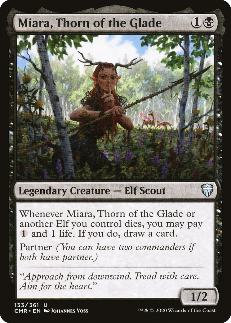 Miara, Thorn of the Glade (CMR-133)  - Commander Legends