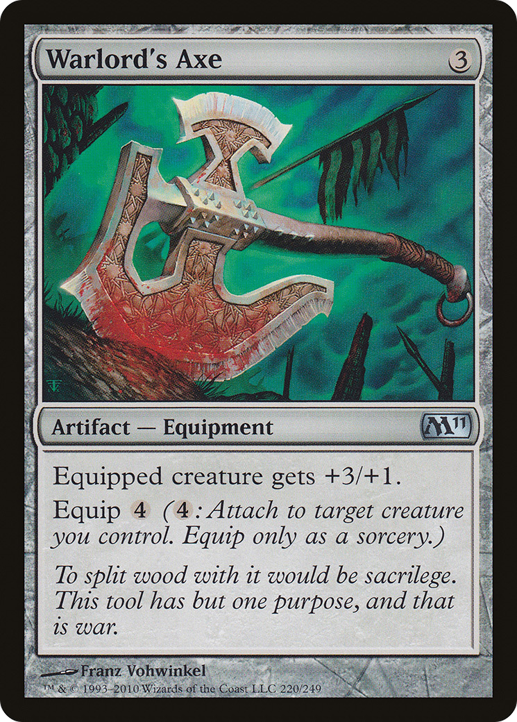 Warlord's Axe (M11-220)  Foil - Magic 2011