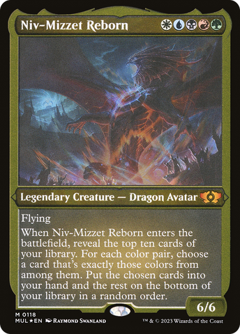 Niv-Mizzet Reborn (Foil Etched) (MUL-118)  Foil - Multiverse Legends