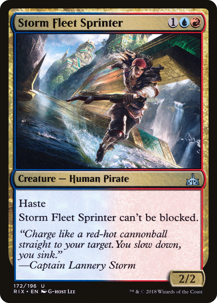 Storm Fleet Sprinter (RIX-172)  - Rivals of Ixalan