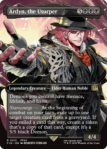 Ardyn, the Usurper (0315) (Borderless) (FIN-315)  Foil - FINAL FANTASY
