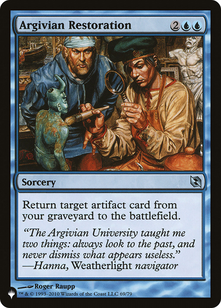 Argivian Restoration (LIST-DDF-69)  - The List