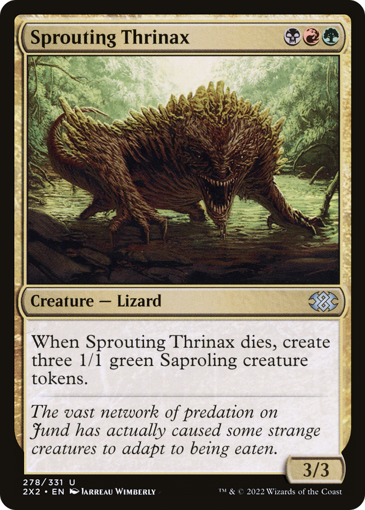 Sprouting Thrinax (2X2-278)  Foil - Double Masters 2022