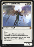 Angel of Sanctions (AKR-001)  - Amonkhet Remastered