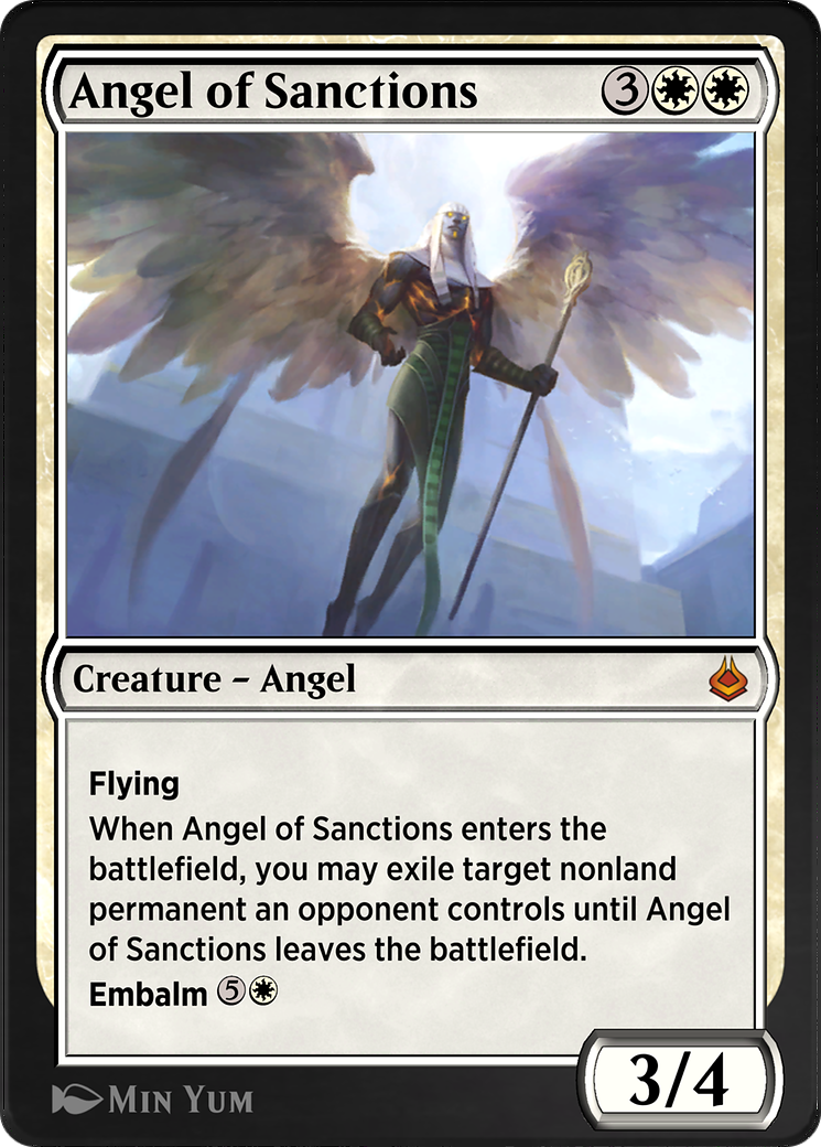 Angel of Sanctions (AKR-001)  - Amonkhet Remastered