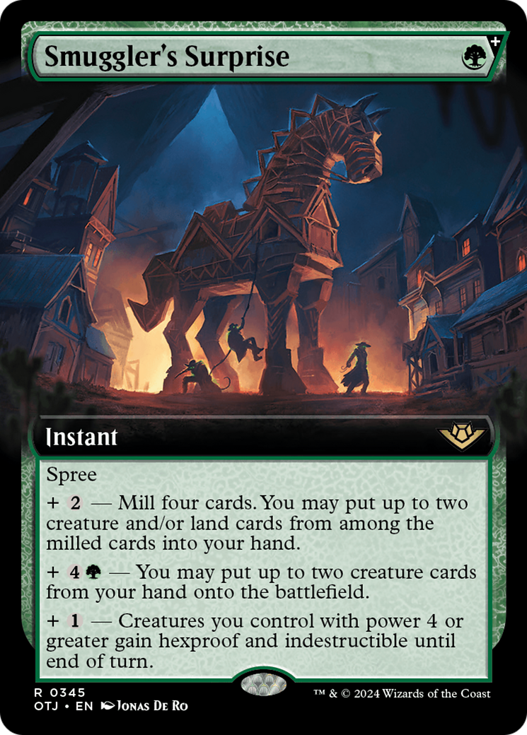Smuggler's Surprise (Extended Art) (OTJ-345)  Foil - Outlaws of Thunder Junction: (Extended Art, spree)