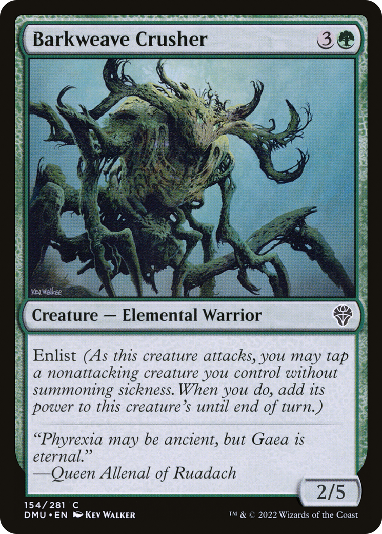 Barkweave Crusher (DMU-154)  Foil - Dominaria United