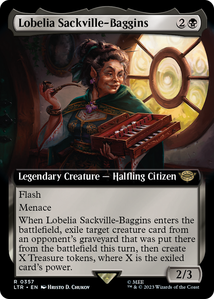 Lobelia Sackville-Baggins (Extended Art) (LTR-357)  - The Lord of the Rings: Tales of Middle-earth: (Extended Art)