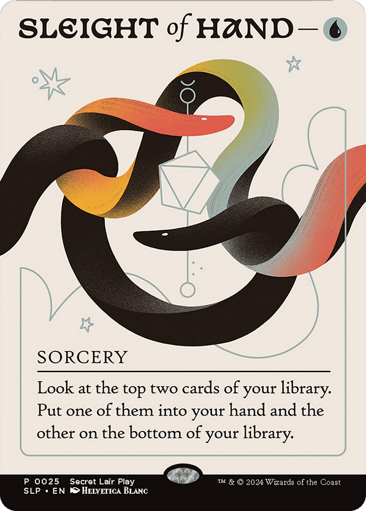 Sleight of Hand (PTP-025)  Foil - Secret Lair Showdown