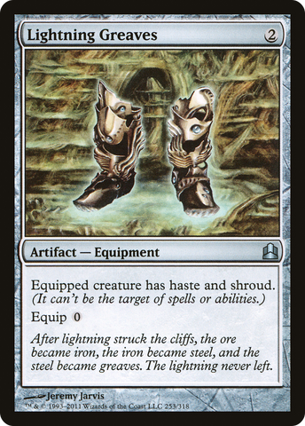 Lightning Greaves (CMD-253)  - Commander 2011