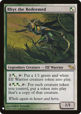 Rhys the Redeemed (LIST-237)  - The List