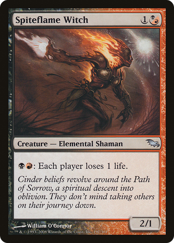 Spiteflame Witch (SHM-197)  Foil - Shadowmoor