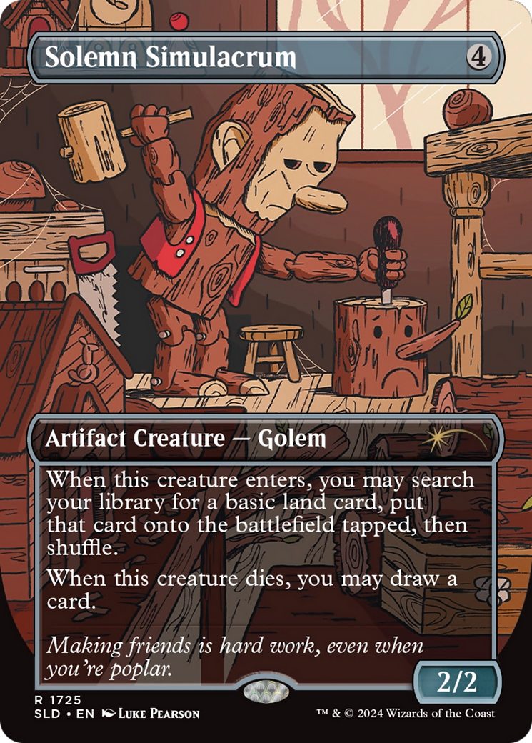 Solemn Simulacrum (1725) (SLD-1725)  - Secret Lair Drop (Borderless)