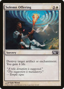 Solemn Offering (M11-032)  Foil - Magic 2011