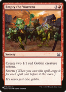 Empty the Warrens (LIST-DDS-15)  - The List