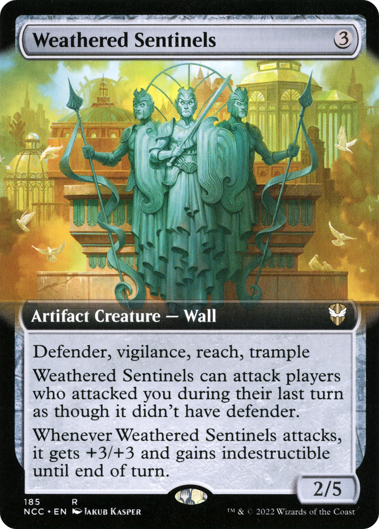 Weathered Sentinels (Extended Art) (NCC-185)  - New Capenna Commander: (Extended Art)