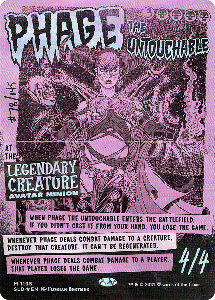 Phage the Untouchable (SLD-1195)  Foil - Secret Lair Drop (Borderless)