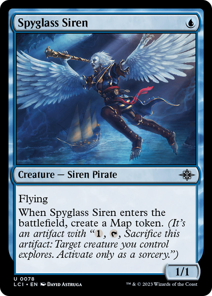 Spyglass Siren (LCI-078)  Foil - The Lost Caverns of Ixalan
