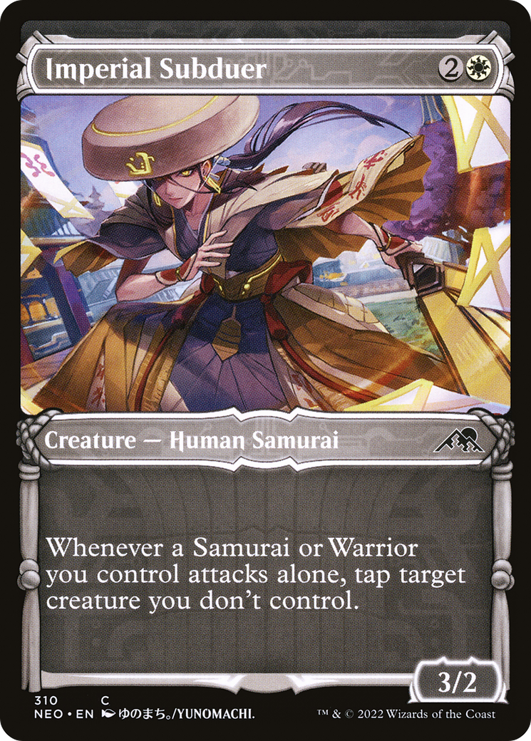Imperial Subduer (Showcase) (NEO-310)  Foil - Kamigawa: Neon Dynasty: (Showcase)