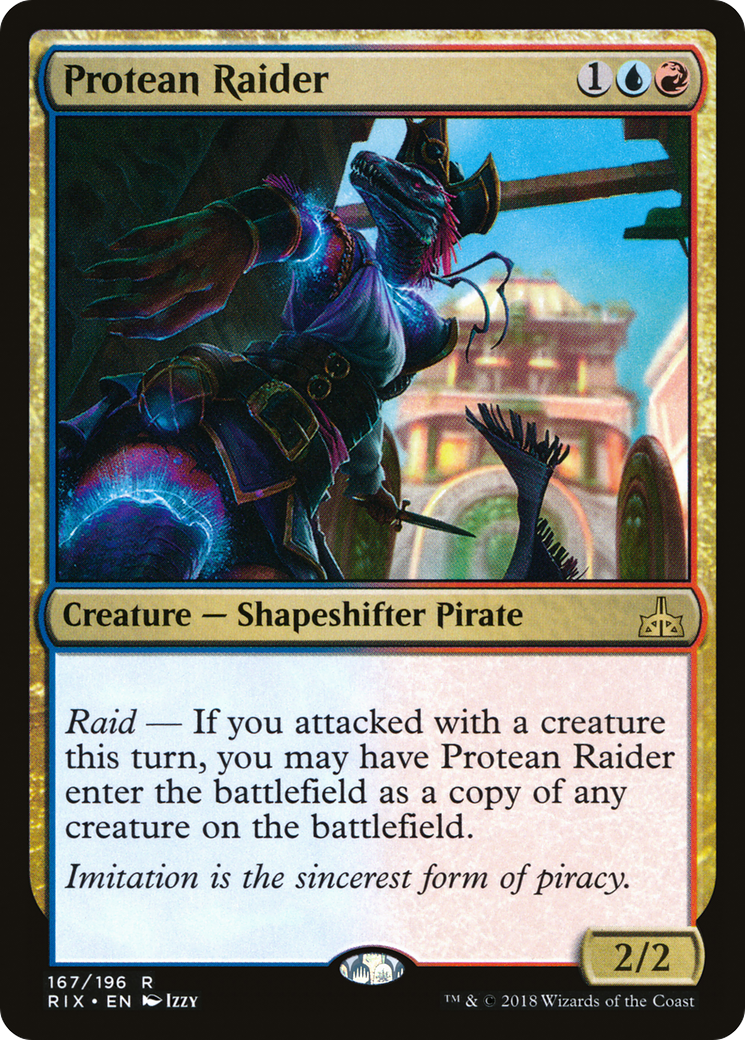 Protean Raider (RIX-167)  Foil - Rivals of Ixalan