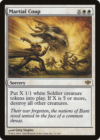 Martial Coup (CON-011)  Foil - Conflux
