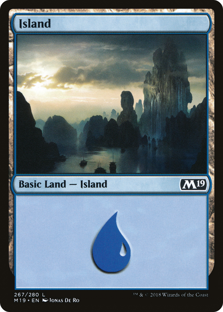 Island (267) (M19-267)  - Core Set 2019