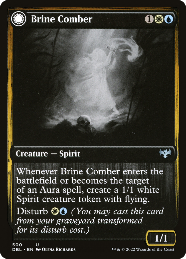 Brine Comber (DBL-500)  Foil - Innistrad: Double Feature: (Double Faced Transform)