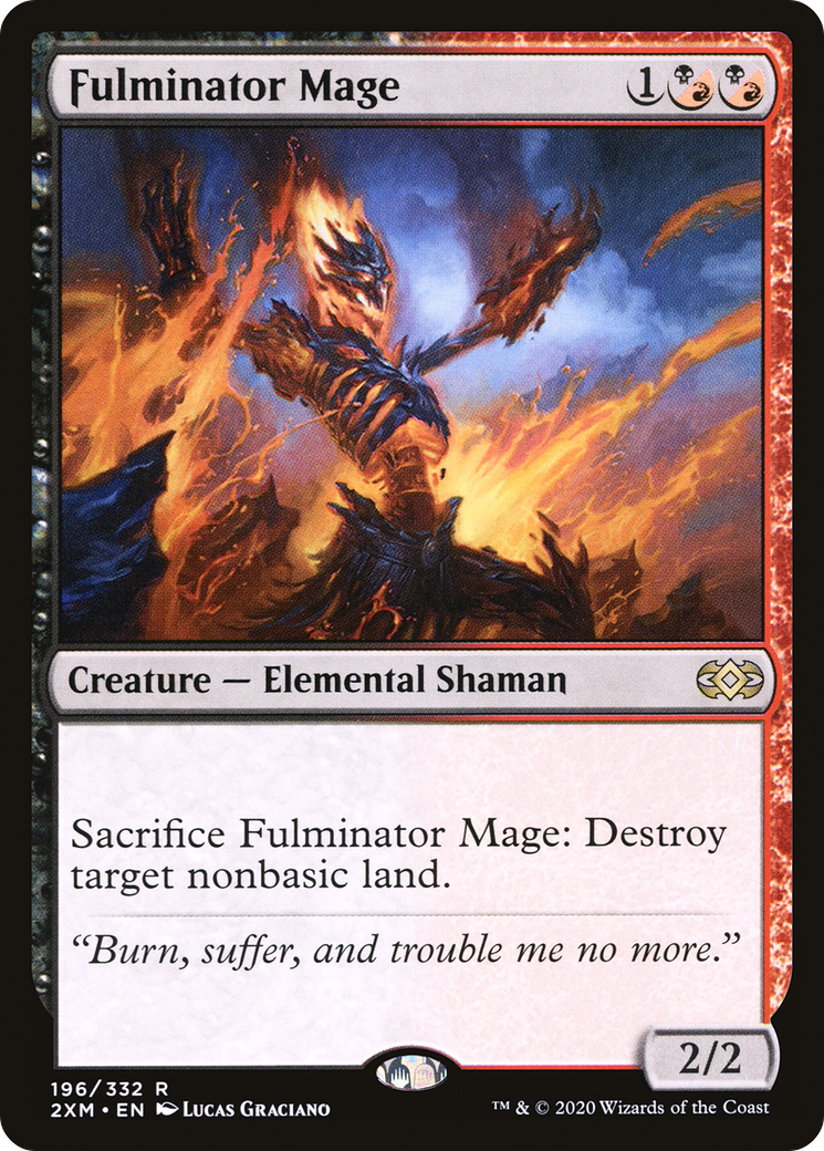 Fulminator Mage (2XM-196)  Foil - Double Masters