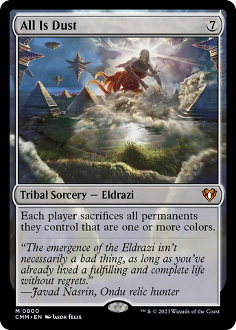 All Is Dust (CMM-800)  - Commander Masters