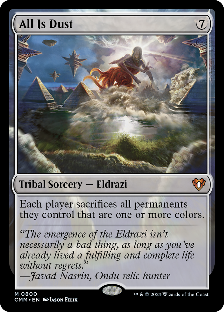 All Is Dust (CMM-800)  - Commander Masters