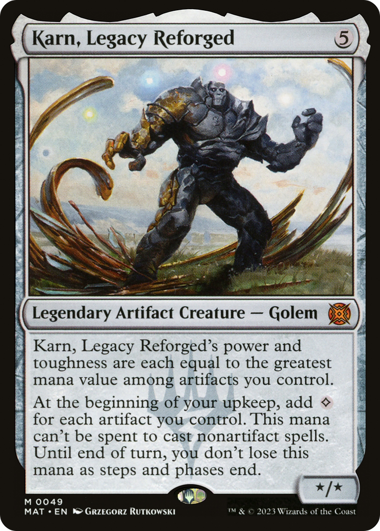 Karn, Legacy Reforged (MAT-049)  Foil - March of the Machine: The Aftermath
