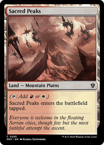 Sacred Peaks (MKC-285)  - Murders at Karlov Manor Commander