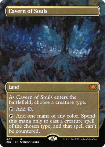Cavern of Souls (Borderless) (2X2-402)  Foil - Double Masters 2022