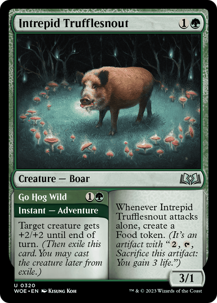 Intrepid Trufflesnout (WOE-320)  - Wilds of Eldraine