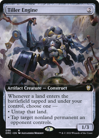 Tiller Engine (Extended Art) (DMC-096)  - Dominaria United Commander: (Extended Art)