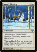Serra's Blessing (9ED-44★) - Ninth Edition Foil