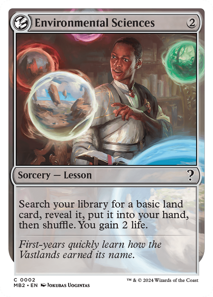 Environmental Sciences (White Border) (MB2-002)  - Mystery Booster 2: (lesson)