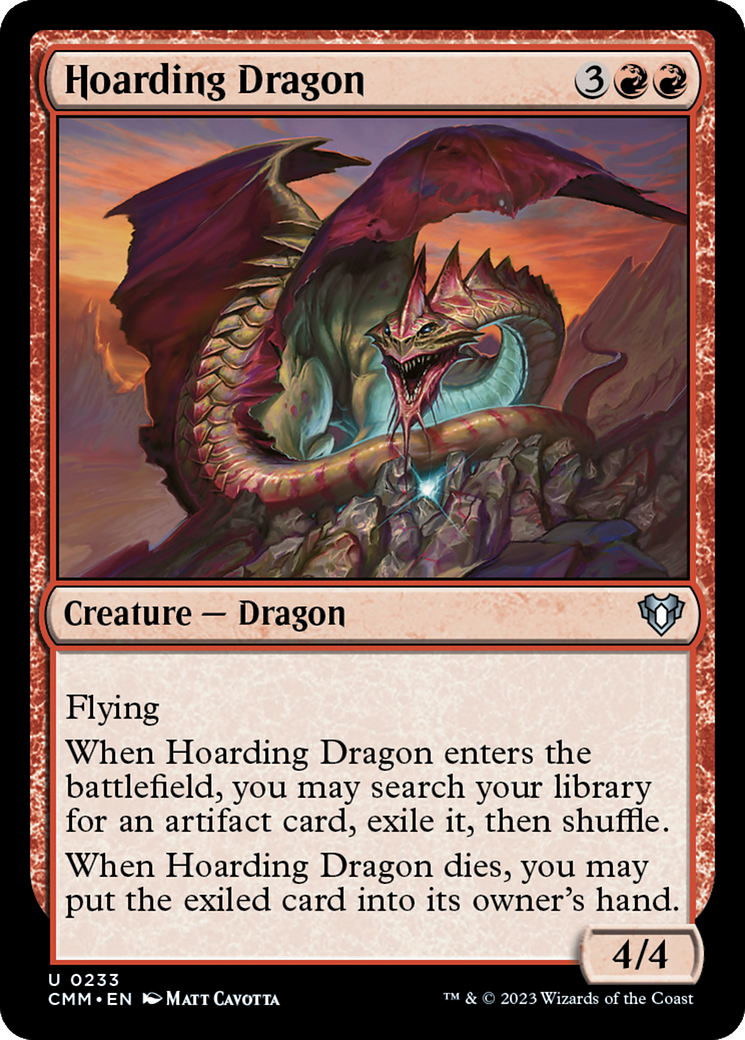 Hoarding Dragon (CMM-233)  - Commander Masters