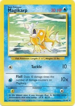 Magikarp 035/102  Base Set - Uncommon